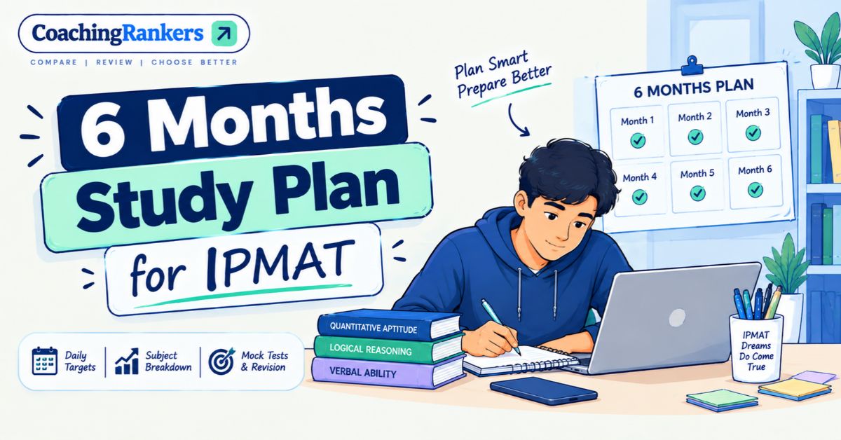 6 Months Study Plan for IPMAT